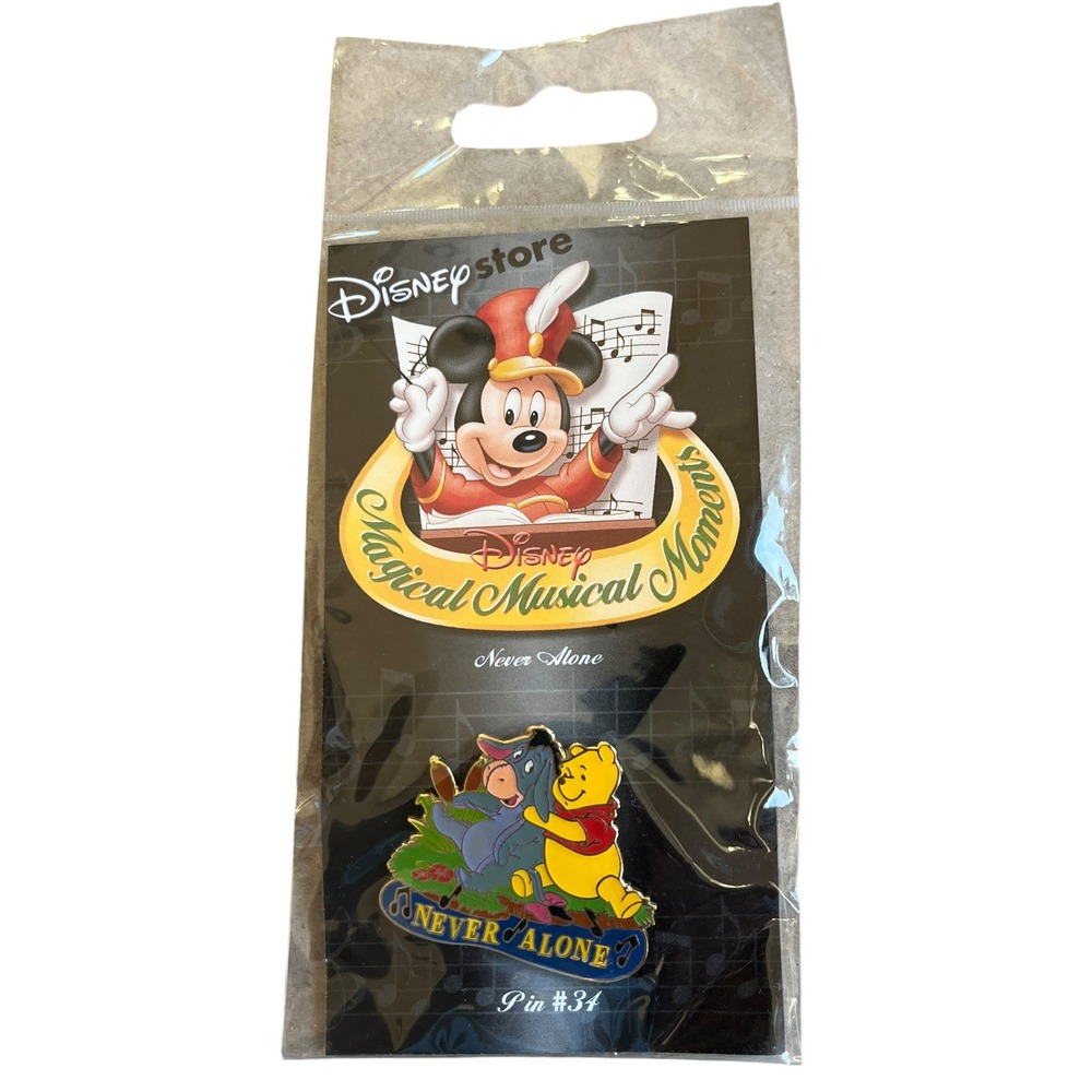 Disney Store Magical Musical Moments Pin 34 Winnie the Pooh Eeyore Never Alone